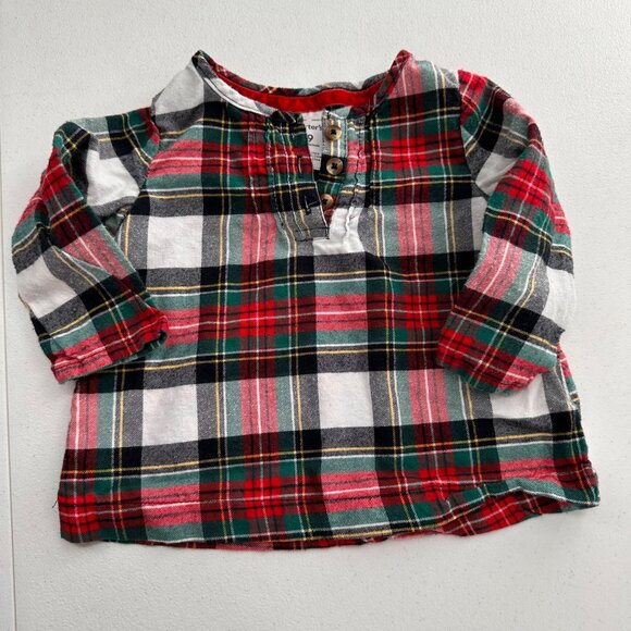 Carters HB Old Navy Baby Girl Holiday Outfit Bundle 9M & 12-18M Plaid Festive - Picture 13 of 13
